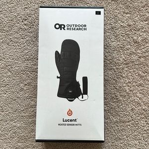 Outdoor Research Lucent Heated Sensor Mitts Black - Size S